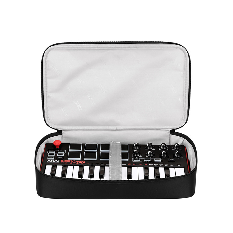 Custom Black Instrument Yamaha Musical Keyboard Gig Piano Bag for MIDI AKAI MPK mini