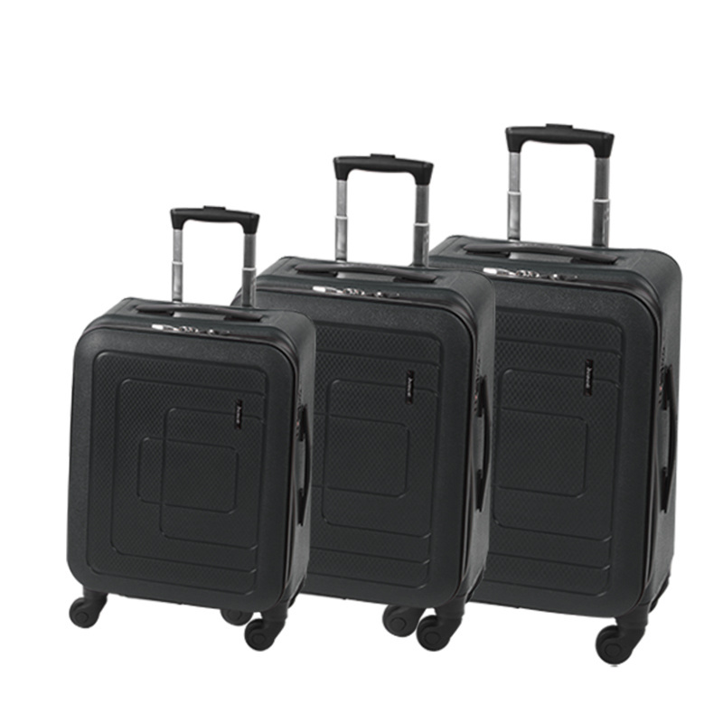 20 24 28 inch PP Trolley Luggage with Spinner Wheels 3 PCS Luggage Sets factory wholesale hot sale zipper suitcase with TSA lock