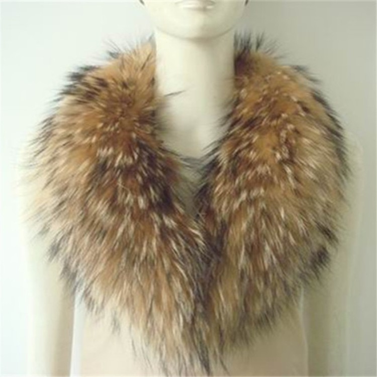 Wholesale Winter Fox Real Rabbit and Raccoon Extra Large Big Fur hood Trim strips Collar