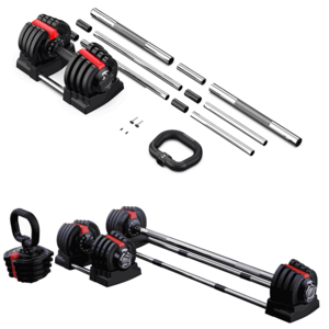 3 in 1 Adjustable Kettlebell Barbell Dumbbell Set