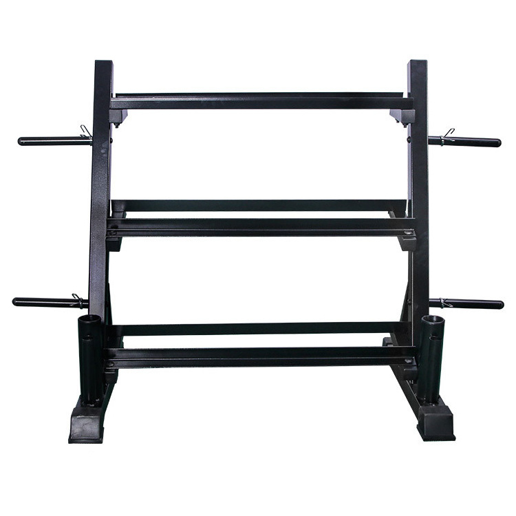 Multi Functional Weight Storage Dumbbell Stand Rack with Weight Plate Tree Rack & Barbell Holder for Home Gym