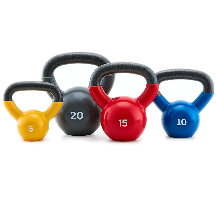 Cast Iron Vinyl Coated Kettlebell