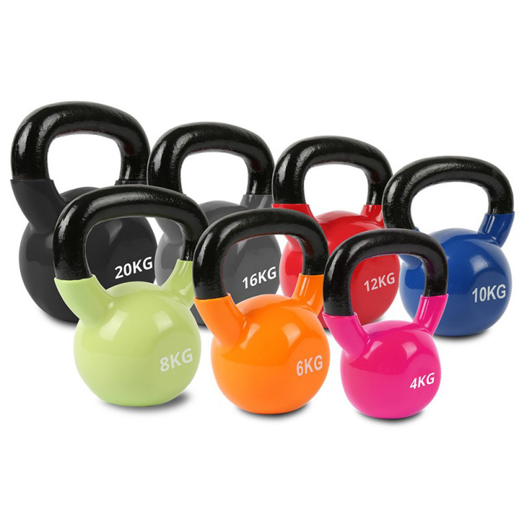 Cast Iron Vinyl Coated Kettlebell