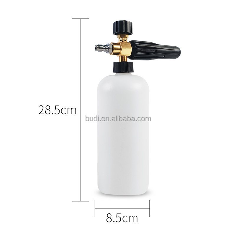 High Pressure Portable Car Washer Hand Pump Foam Sprayer Wide Bottle Quick Connector Snow Foam Lance Foam Cannon