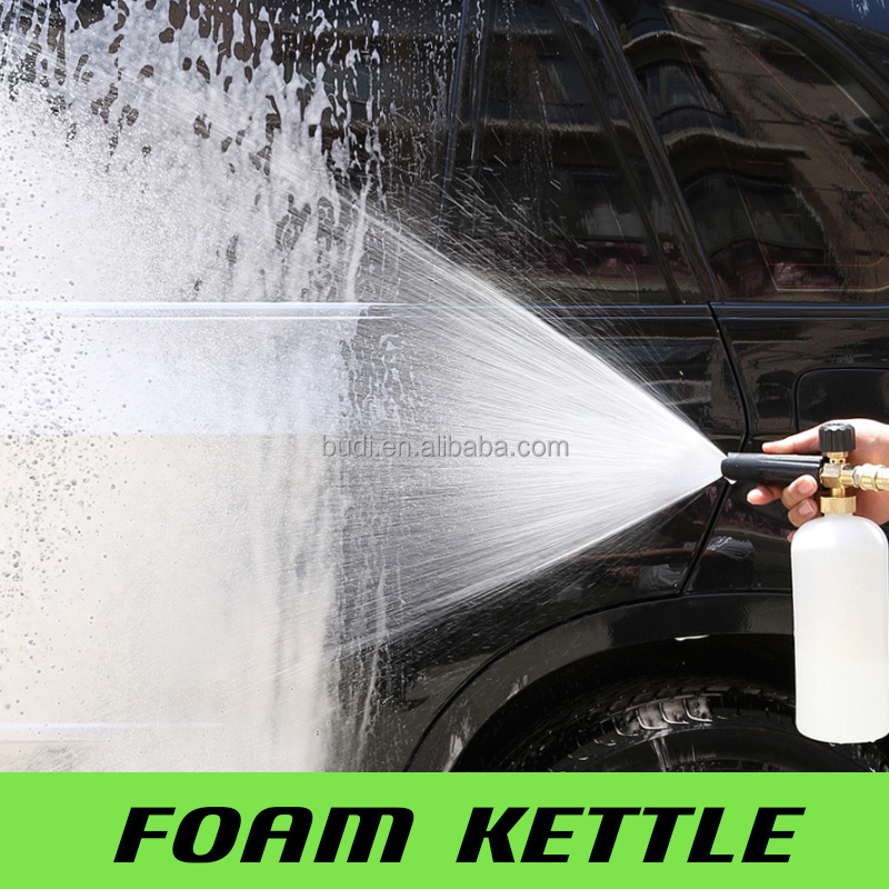 1L Bottle Adjustable Spray Jet Foam Gun For High Pressure Washer Foam Cannon