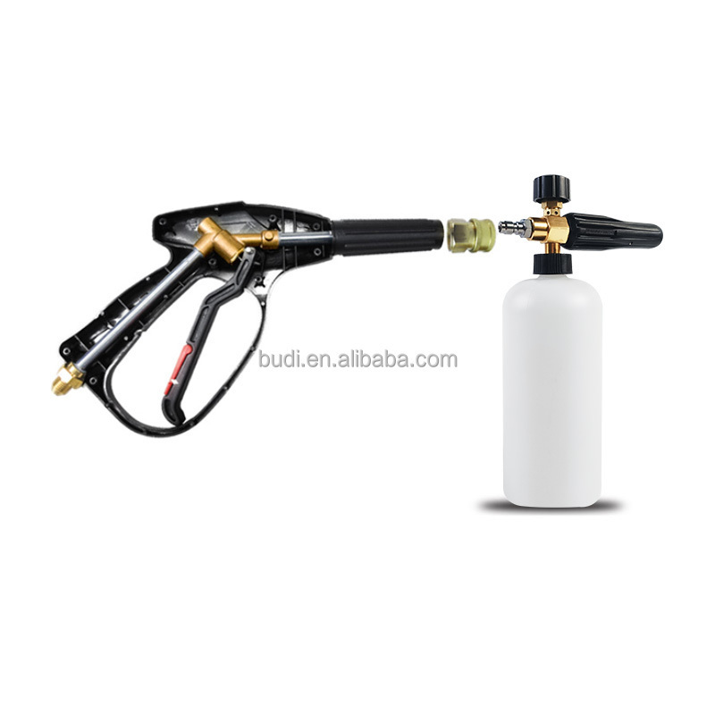 1L Bottle Adjustable Spray Jet Foam Gun For High Pressure Washer Foam Cannon