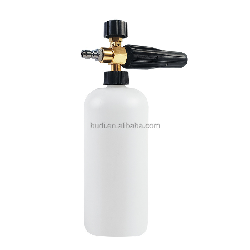 High Pressure Portable Car Washer Hand Pump Foam Sprayer Wide Bottle Quick Connector Snow Foam Lance Foam Cannon