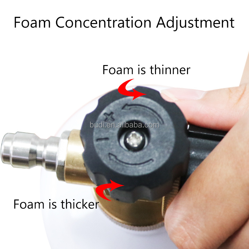 High Pressure Snow Foam Lance Gun Car Wash Spray White Soap Cream Foamer