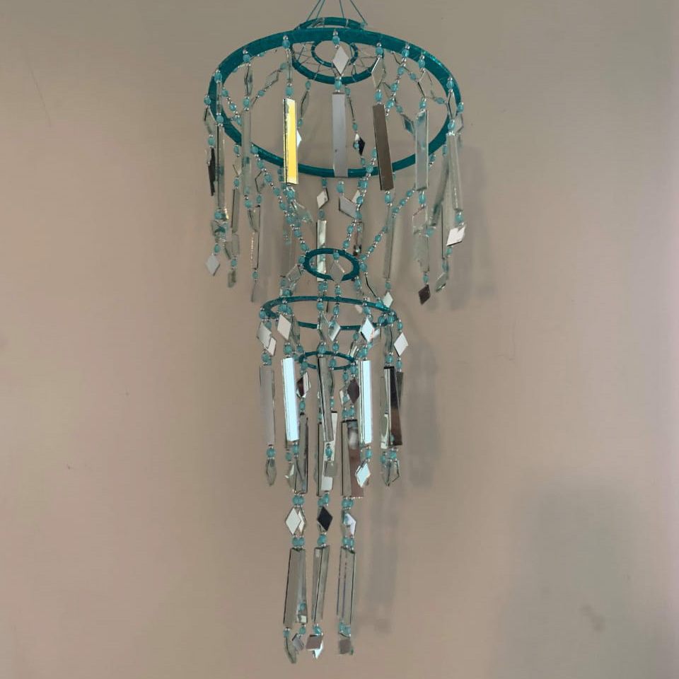 Wholesale Glass Wind Chime for Indoor Home Decoration