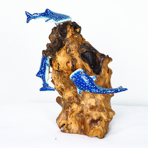 Driftwood With Fish Home Decor Indor Decorations , Aquarium Driftwood Root Wooden Decorative