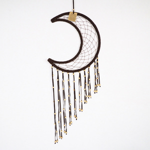 Home Decoration Crescent Moon Dreamcatcher, Room Decoration Wall Hanging Crescent Moon Dreamcatcher, Home Ornament