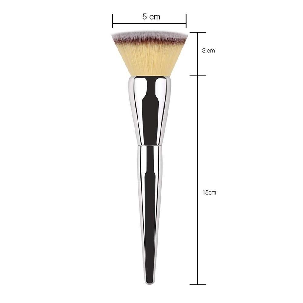 BUEYA Foundation Brush Makeup Large Flat Top Powder Brush Face Brush for Stippling Liquid Cream Powder Foundation Blending