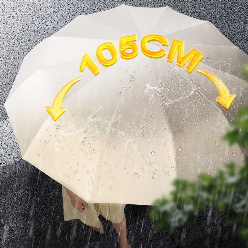 windproof umbrella Personal fashion design sunshade paraguas custom logo rain automatic windproof 3 folding umbrella