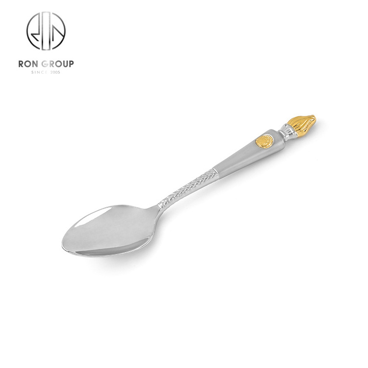 popular hotel restaurant buffet wedding flatware dinner spoon and fork knife cutlery sets luxury high quality stainless steel