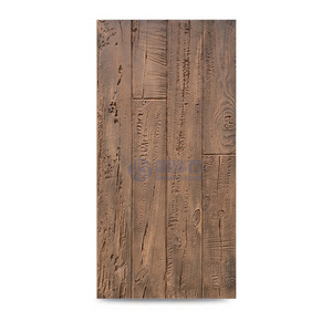 Irini Antique Wood Polyurethane Foam Faux PU stone Wall Panel For Exterior Artificial PU Stone  Wooden Wall Panels