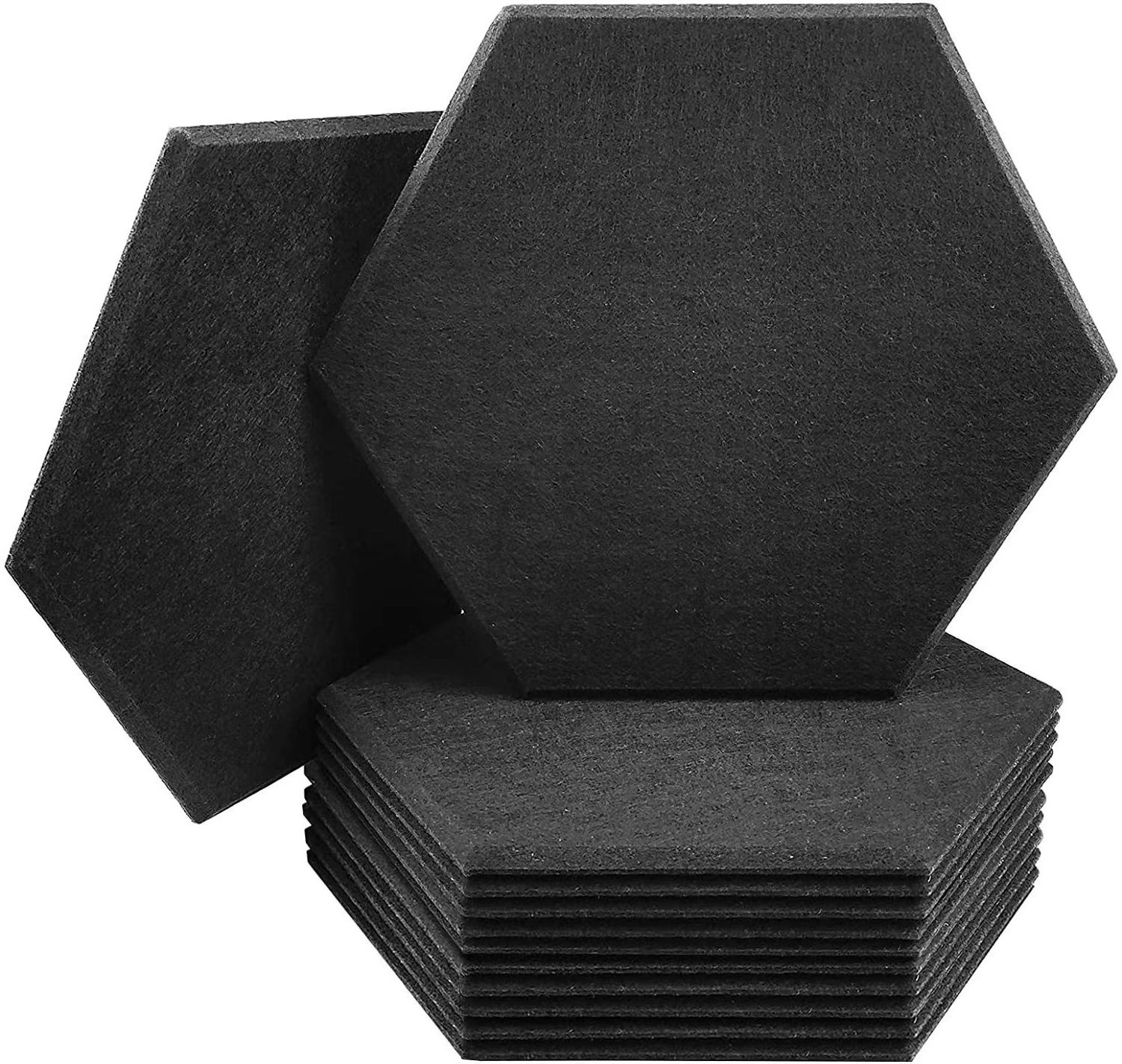 Custom Size Hexagon Acoustic Panels Sound Proof Padding Sound dampening Panel Used in Home Soundproof Wall Panels For Office