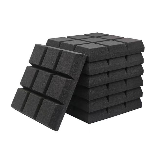 Irini Beveled 9 Block Tiles Acoustic Foam Panels Sound Panels wedges Sound Insulation Absorbing for studio 2