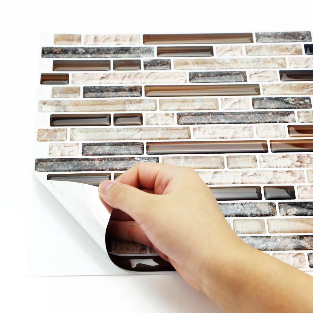 Irini 3D Adhesive Peel and Stick Tile Backsplash for Kitchen Bathroom Wall