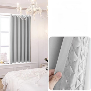 Irini Advanced Noise Reducing Grey Blackout Curtains for Tranquil Bedrooms