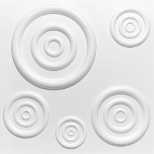 Irini Circle Creative Design PVC Wall Panel Molding Manufacturer 3D Wall Panels for Interior Wall Decor 3D Textured