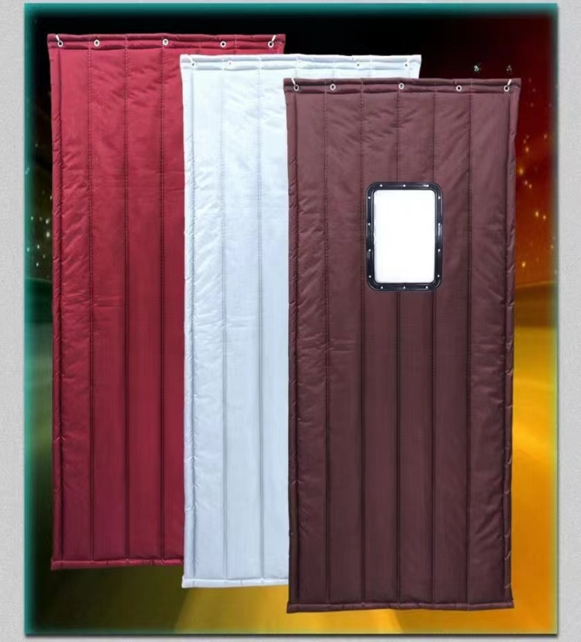 Irini Easy to Install Soundproofing Pothook Insulated Blackout Curtains for Front Door Window