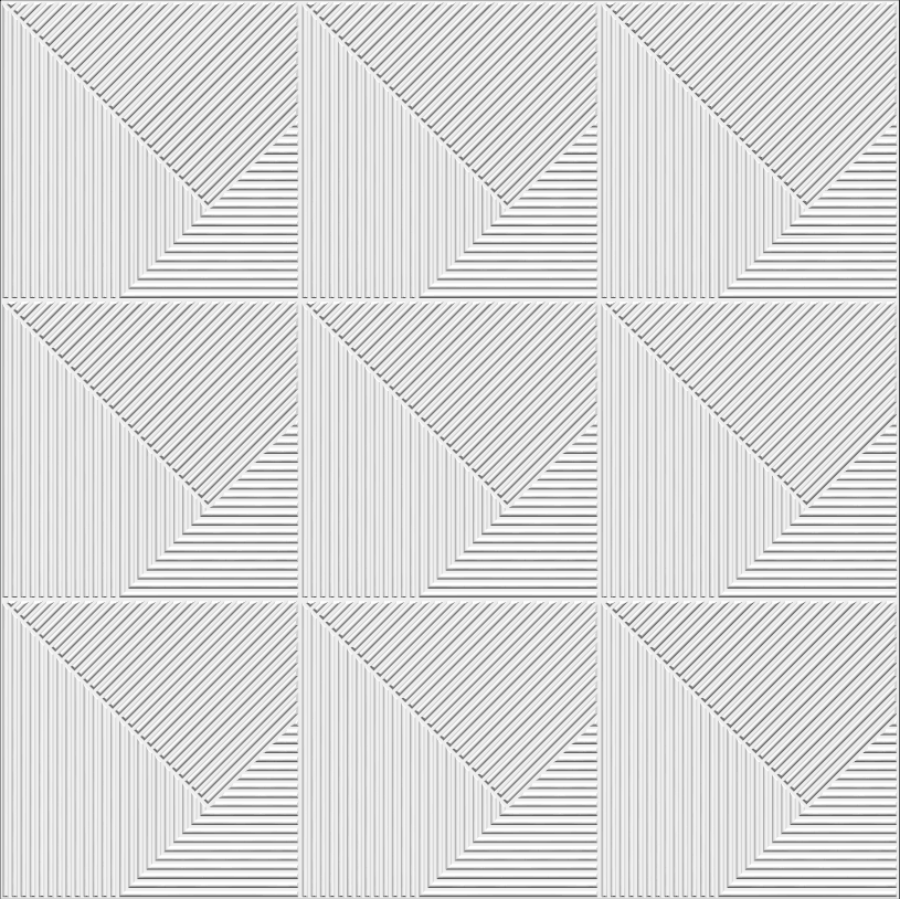 Irini PVC Wall Panel Molding Manufacturer Pattern Design 3D Wall Panels Diamond for Interior Wall Decor 3D Textured Irini PVC