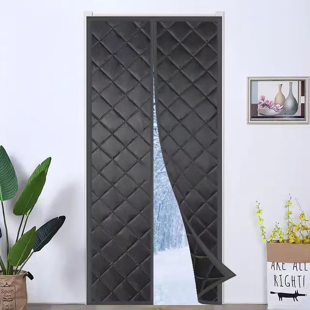 Irini Soundproof Blackout Window Cover Thermal Insulated Temporary Door Insulation Curtain for Noise Reduction & Privacy