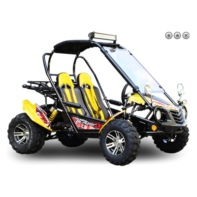 four wheel motorcycle go kart buggy 2 seat new model factory direct whole sell  cheap price