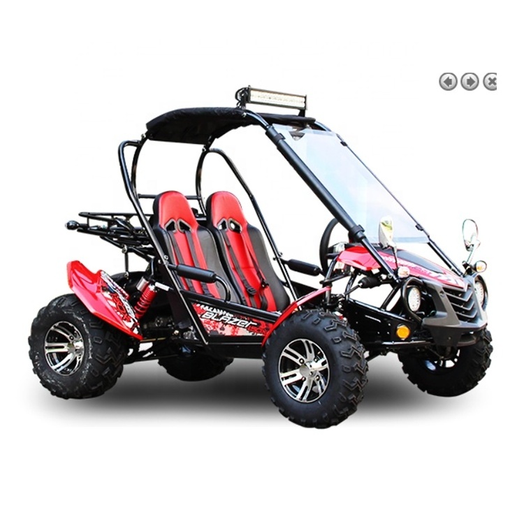 four wheel motorcycle go kart buggy 2 seat new model factory direct whole sell  cheap price