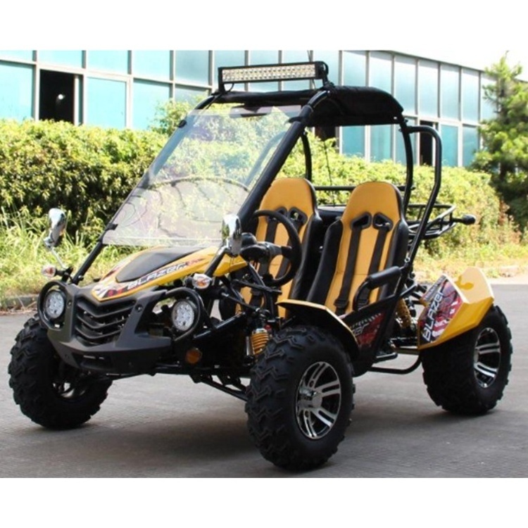 four wheel motorcycle go kart buggy 2 seat new model factory direct whole sell  cheap price