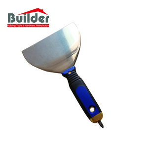 Durable Stainless Steel Filling wall Multi Putty Knife Scraper With TPR Handle For Drywall