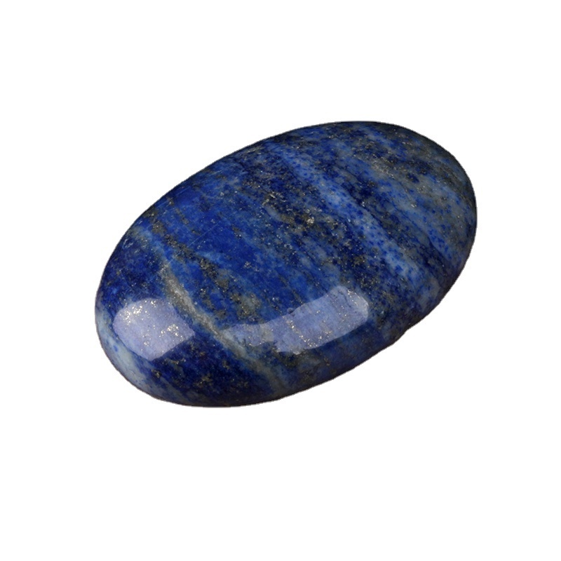 Wholesale Natural Quartz mineral specimen Healing Stones Lapis lazuli Pebble Crystal Palm Stone For Sale