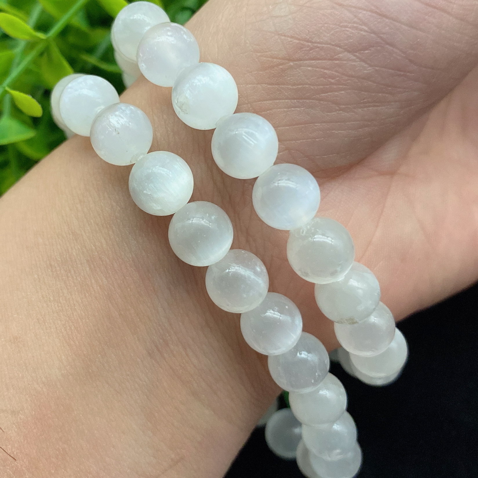 8 mm natural gemstone crystal bracelet for gift