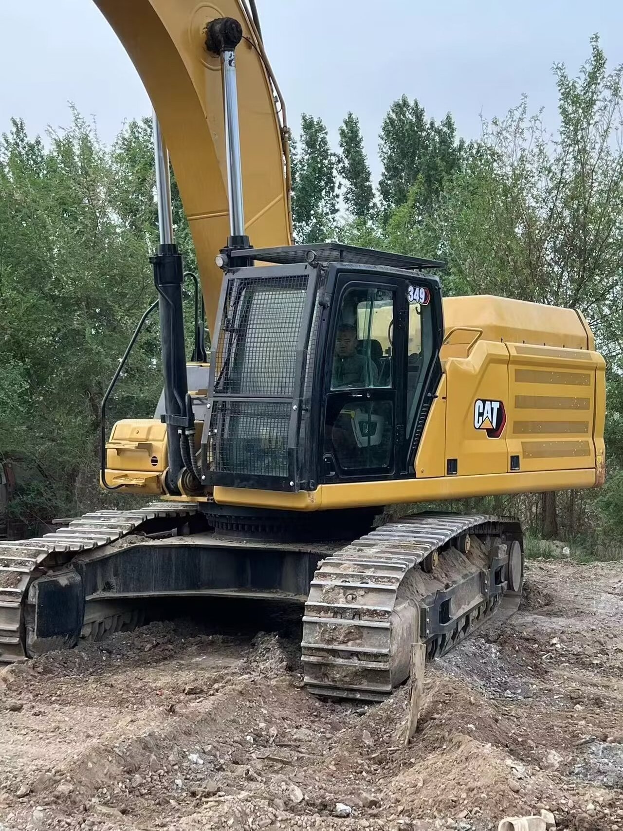 second hand cat excavator 349 used Catpillar 50 ton ore trench excavation Hydraulic Crawler Large Excavator