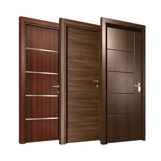 Blh-9 Simple Design Wood Doors Exterior Interior Swinging Mdf Solid Wood Door Wooden Door