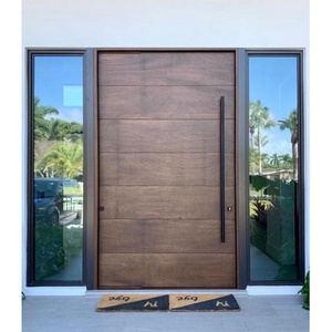 Blh-25 Top Quality Fiberglass Entry Door Mexican Exterior Doors Glass Pivot Door For Home