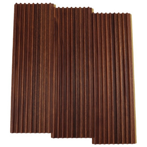 2024 New Design Waterproof PVC Decorative Panels Selected Solid board with wood grain WPC Cladding Interior 3d Wall Siding Plank