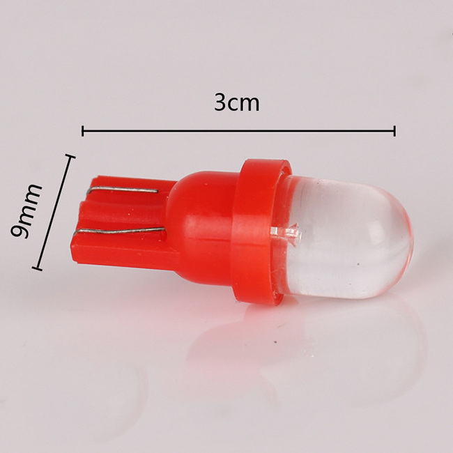 194 186 W5W T10 1led Red white blue yellow car led indicate side width light bulb