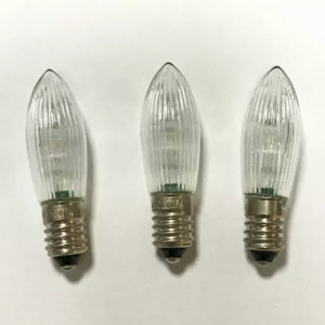 C6 e10 base pattern candle bulb 12V3W, 34V3W, 55V3W candle bridge bulb Christmas outdoor light string replacement bulb