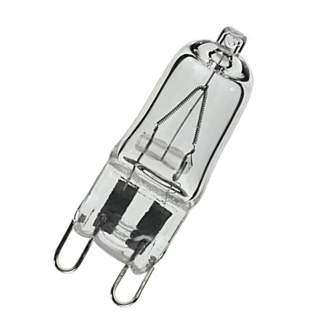 G9 Halogen Bulb 40 Watt 120 Volt T4 JCD Type Bi-Pin Base Warm White Miniature Crystal Bulb for Chandeliers, Pendants, Cabinet Li