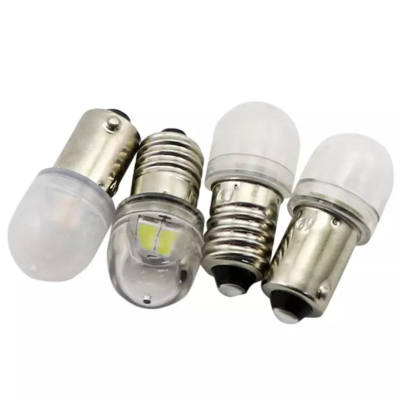 Amusement Indication Low Voltage Led Bulb 6V 12V 24V Miniature BA9S Led Light E10 Led Bulb