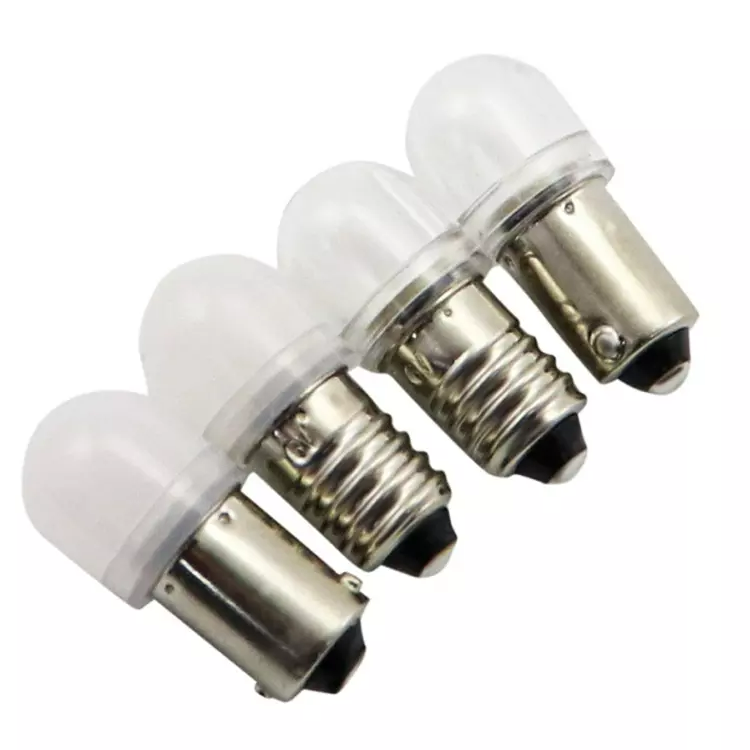 Amusement Indication Low Voltage Led Bulb 6V 12V 24V Miniature BA9S Led Light E10 Led Bulb