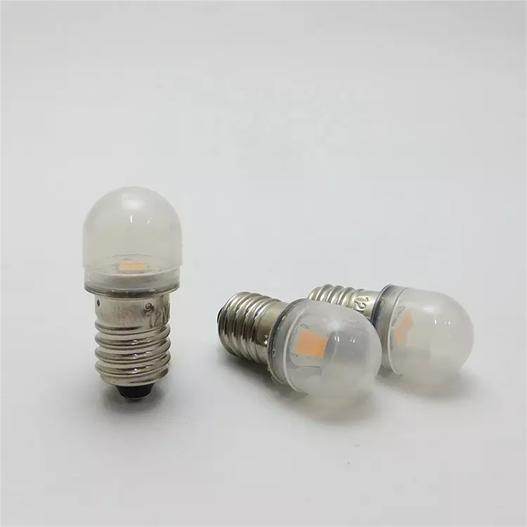 Amusement Indication Low Voltage Led Bulb 6V 12V 24V Miniature BA9S Led Light E10 Led Bulb