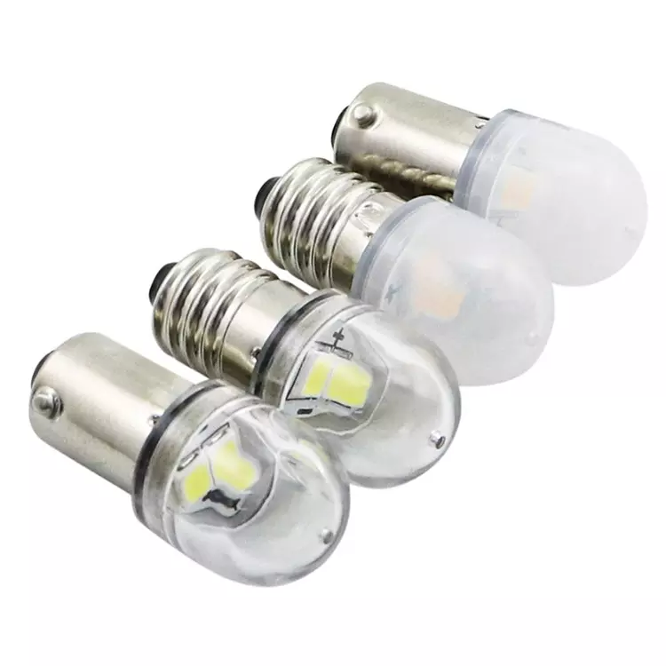 Amusement Indication Low Voltage Led Bulb 6V 12V 24V Miniature BA9S Led Light E10 Led Bulb