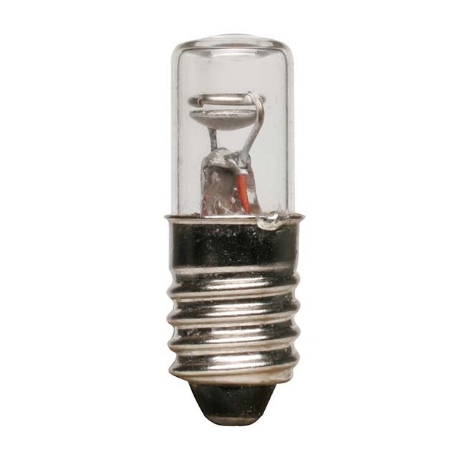 E10 Screw Socket Hologen Miniature Edison Bulb 12V 1W Mini Incandescent Glow Lamp Light