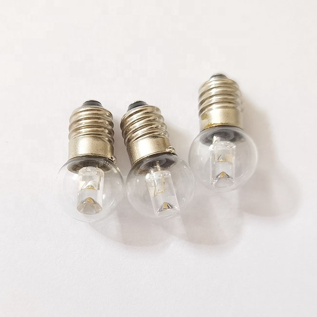 E10 G4 Led Miniature Bulb 3W 6V/12V/24V Clear Specialty Lamp Bulb for Chandeliers Closets Sconces Task lights and Work Lamp