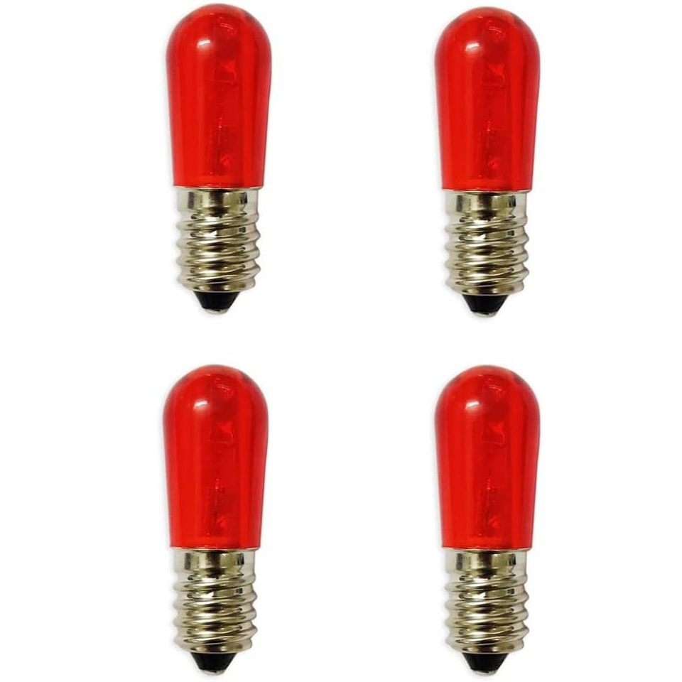 E14 12V 14V 24V AC/DC Replacement LED Papaya Bulb E14 Led Bulb Lights for Decoration Red