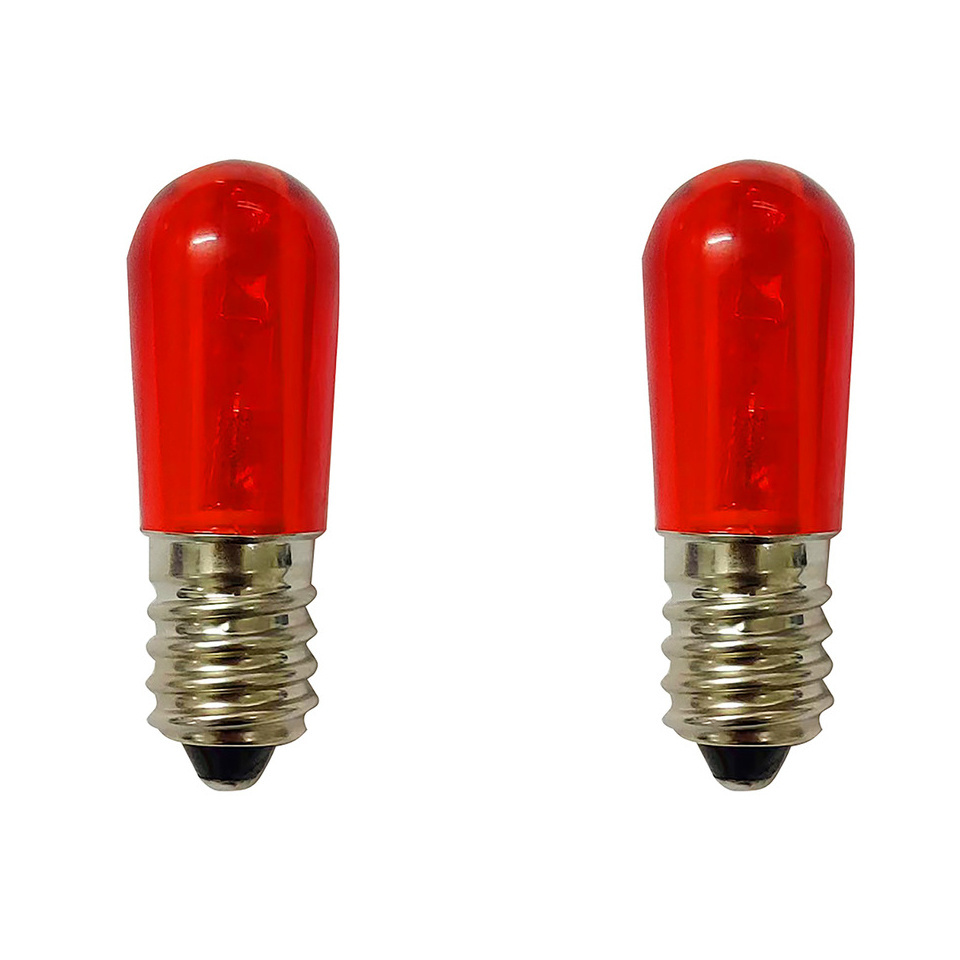 E14 12V 14V 24V AC/DC Replacement LED Papaya Bulb E14 Led Bulb Lights for Decoration Red