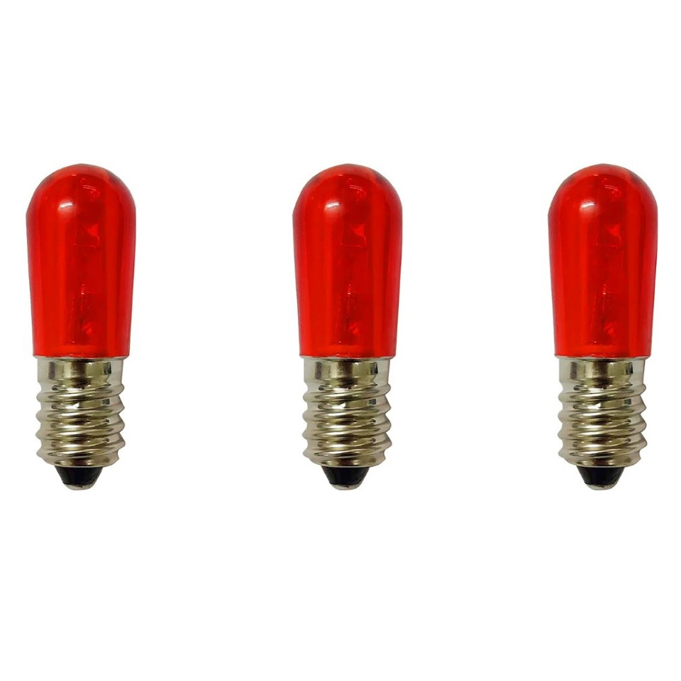 E14 12V 14V 24V AC/DC Replacement LED Papaya Bulb E14 Led Bulb Lights for Decoration Red