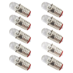 E5 E5.5 LED Screw Bulb Mini Neon Lamp Bulb 12V-14V Model Train Replacement Miniature Light Bulbs